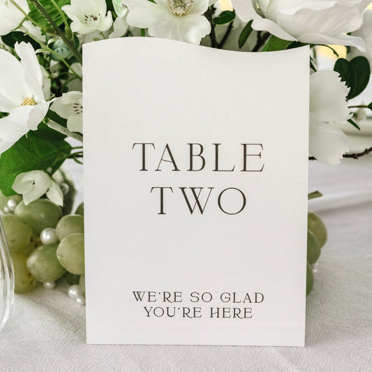 Cherished Table Numbers