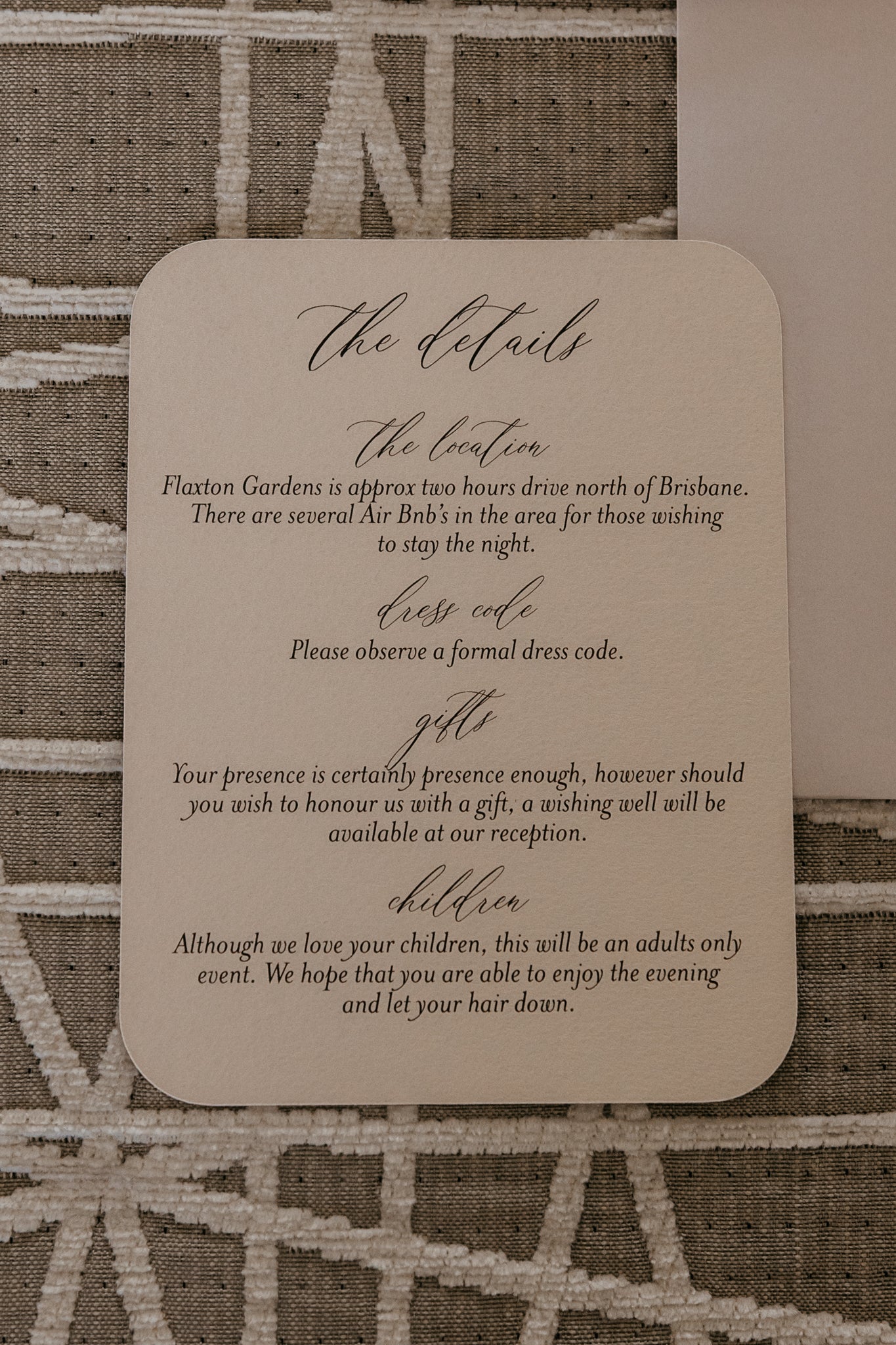 Timeless Arch Wedding Invitation Set