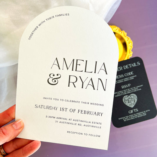 Simplicity Wedding Invitation Set